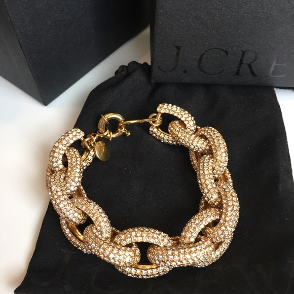 J. Crew Jewelry - J Crew Pave Jeweled Bracelet